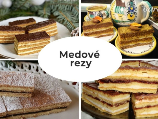 Sviatočný zákusok: 12 receptov na medové rezy. Od nehynúcej klasiky až po nové variácie 