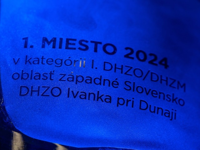1. miesto v Ankete dobrovoľní hasiči roka