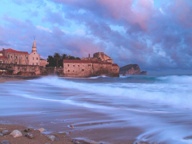 Budva, Čierna Hora, Montenegro, more, jadran, cestovanie, dovolenka