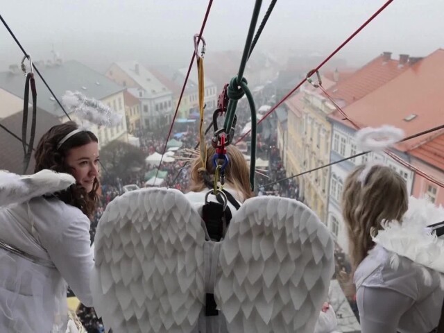 Úštek, Vianoce, anjely, lano, Česko