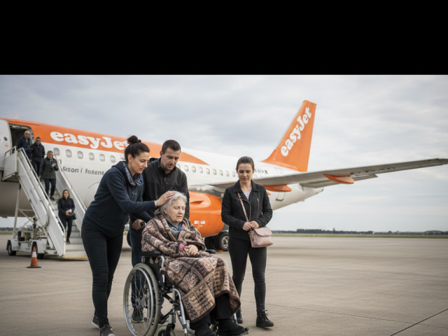 easyjet, babička