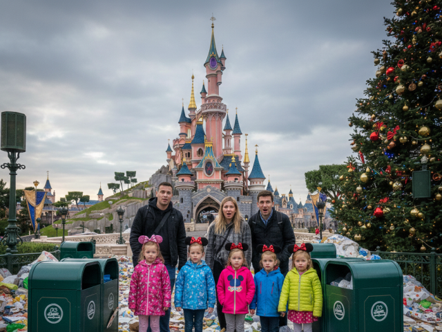 odpadky, Disneyland