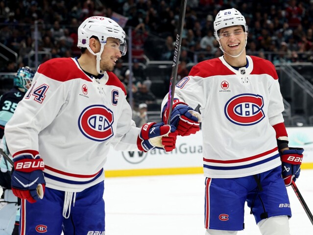Nick Suzuki, Juraj Slafkovský