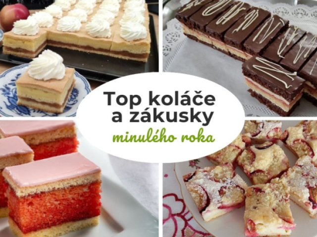Rebríček najklikanejších receptov na koláče a zákusky roka 2025. Upečte si to najlepšie!
