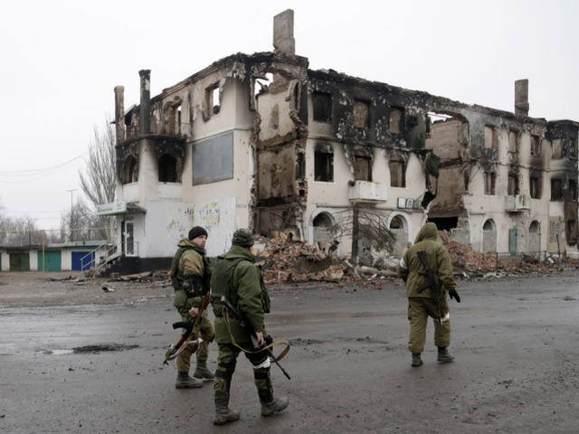proruskí separatisti, Vuhlehirsk, Doneck