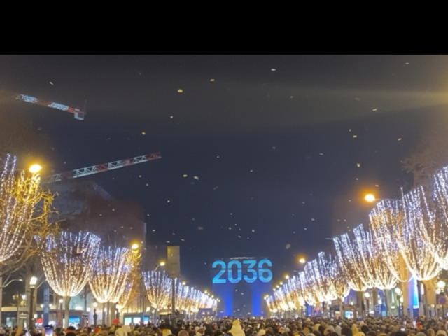 Paríž. Silvester, 2036