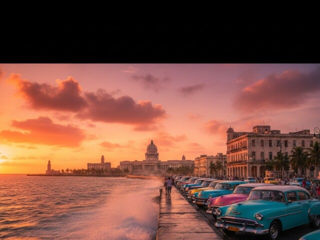 Havana, Kuba - obrázok vytvorený AI