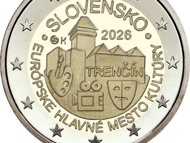 Trenčín, EHMK 2 eura, eurominca