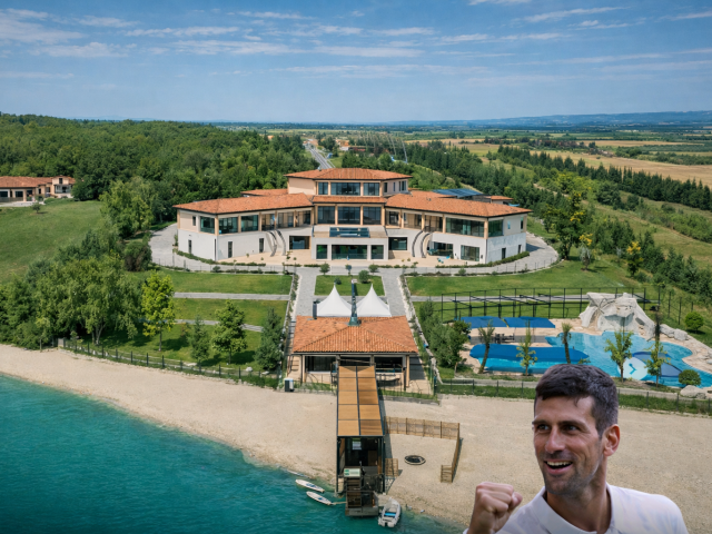Novak Djokovič, dovolenka, dom, vila