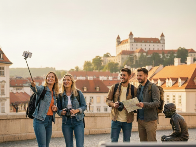 Bratislava, turisti
