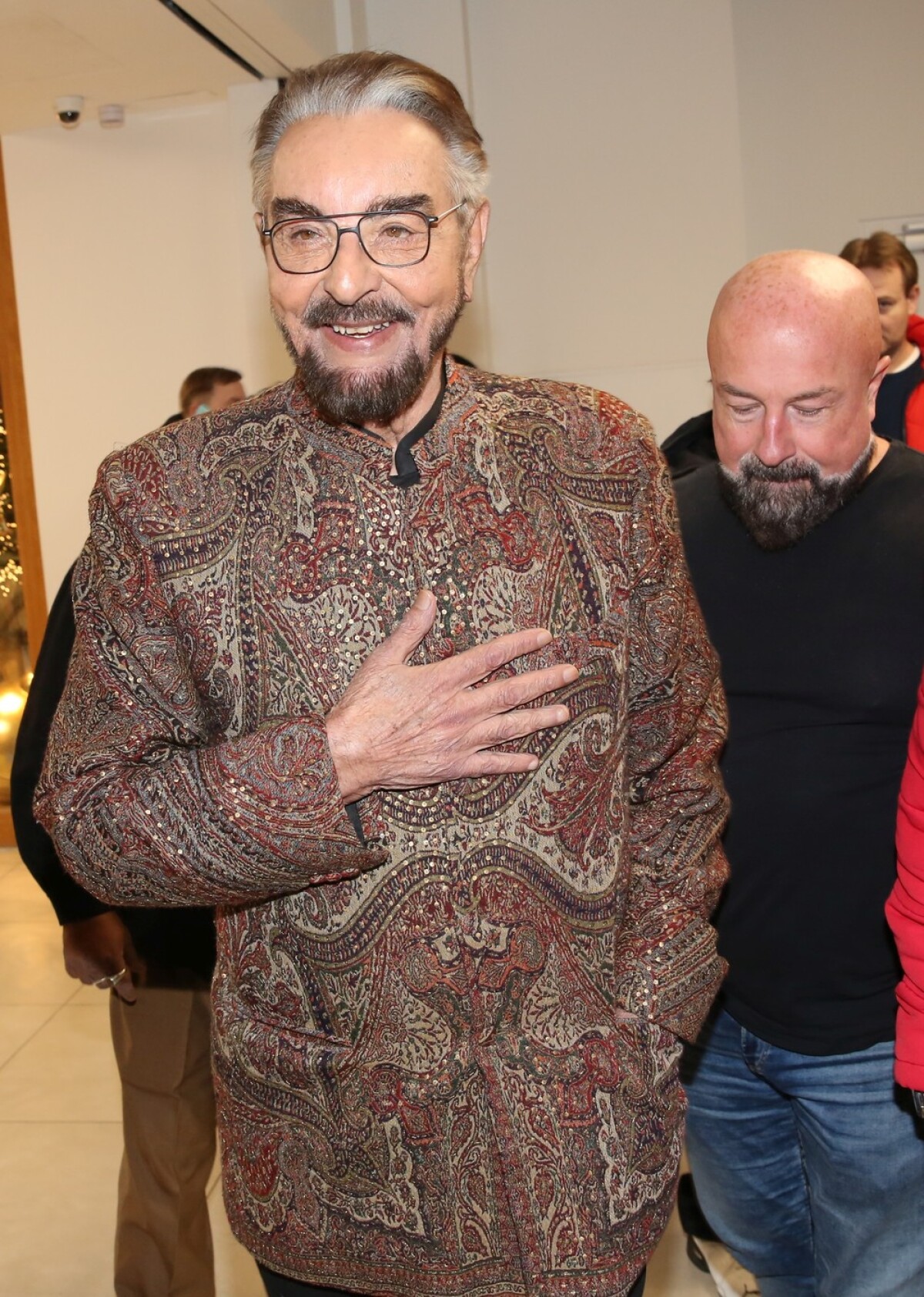 Herec Kabir Bedi počas svojej ostatnej návštevy Česka - v roku 2024. 