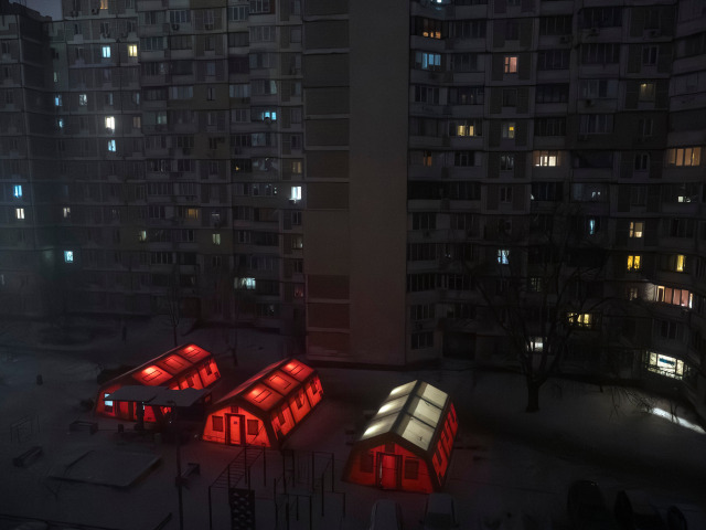 APTOPIX Russia Ukraine War Blackout