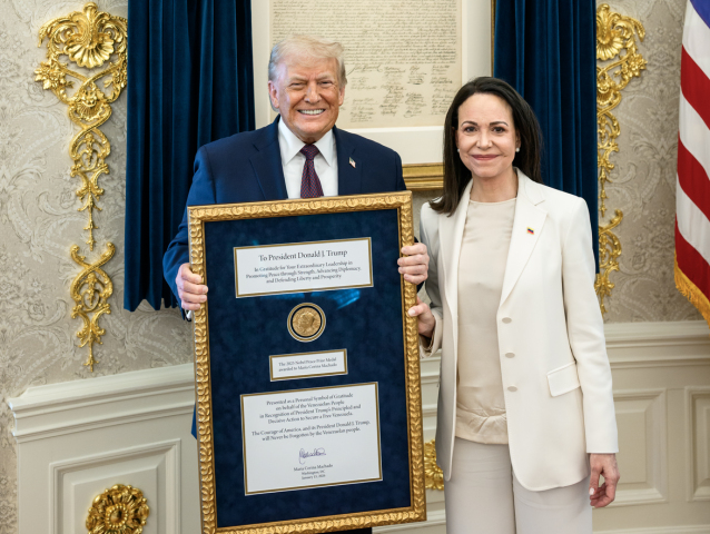 Nobelova cena, Trump, Machadová