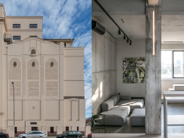 kolaz ruzovy mlyn a loft mlynica zdroj Dynameet studio a Lousy Auber