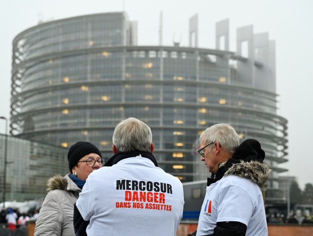 Mercosur, protest farmárov
