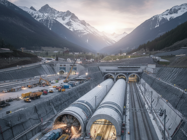 tunel Brenner, Alpy