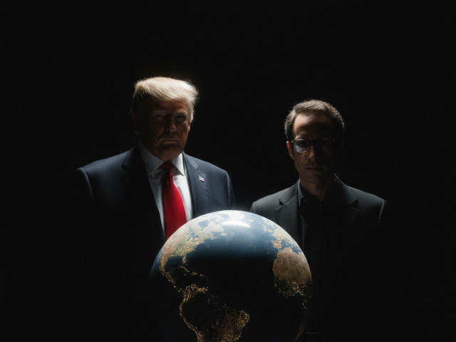 glóbus, Trump, svet