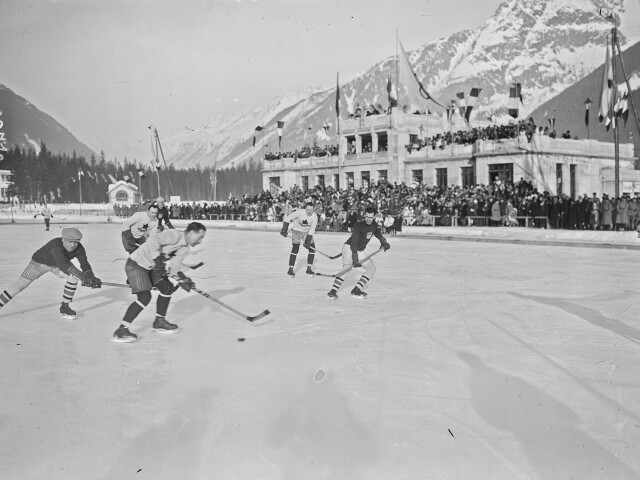 ZOH 1924 Chamonix hokej Kanada - USA
