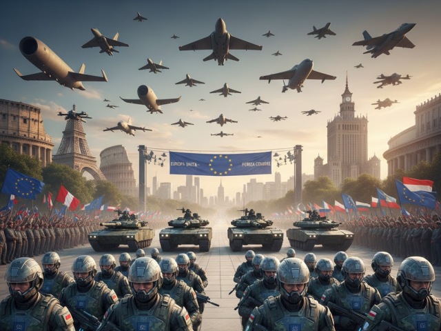 Európska armáda - obrázok vytvorený AI