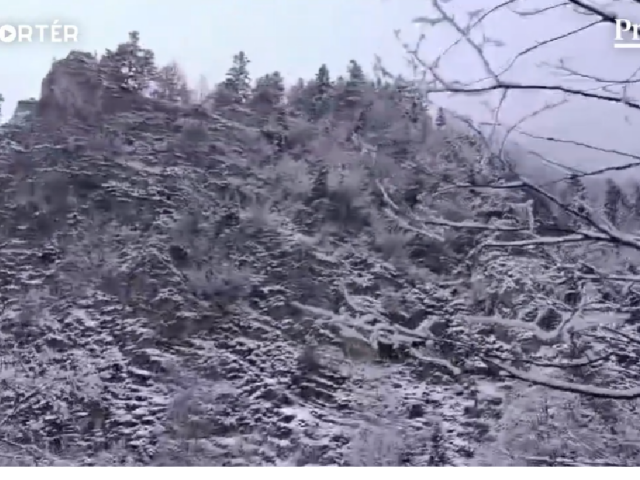 Pieniny, sneh, mReportér