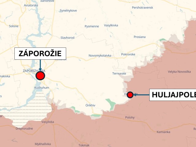 Záporožská oblasť, Ukrajina 30. januára 2026 podľa DeepState