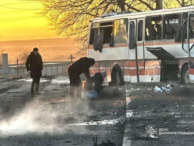 Tarnivka, Dnepropetrovská oblasť po ruskom útoku 1. februára 2026