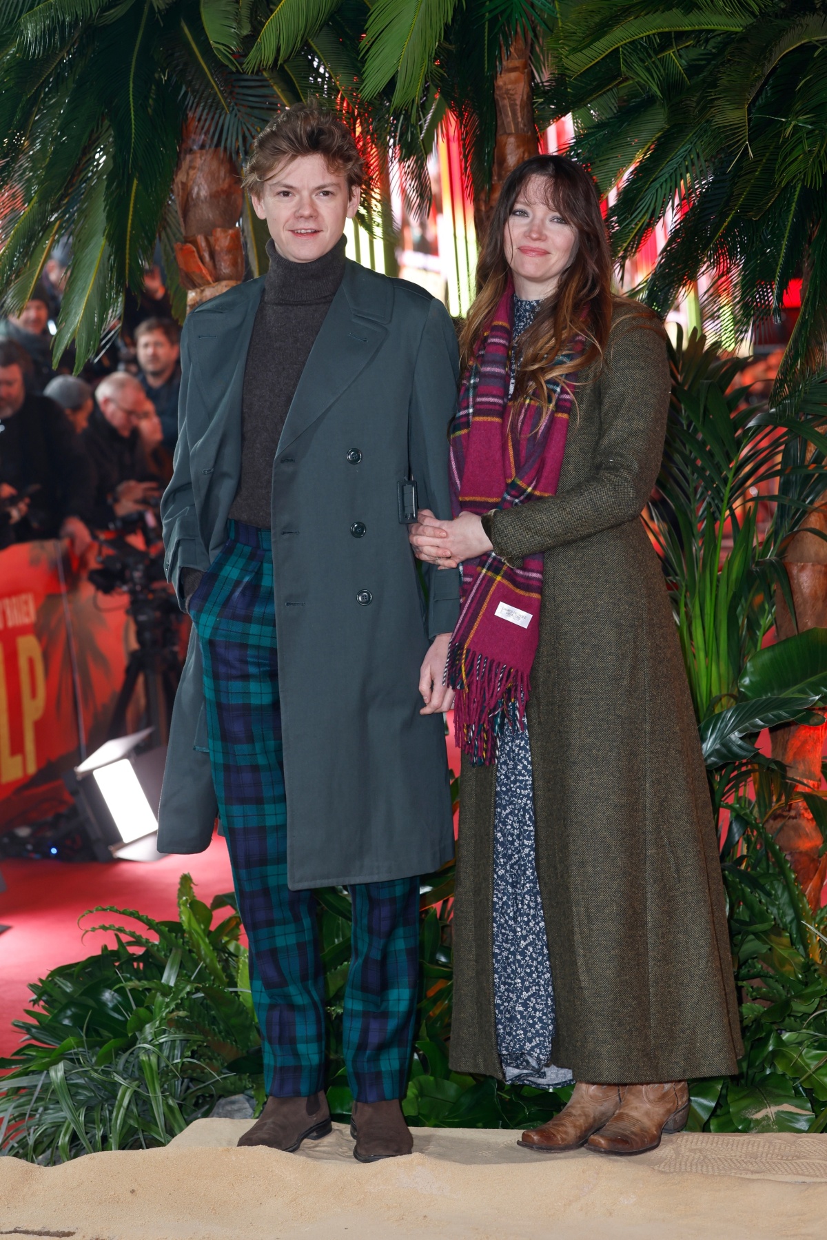Herec Thomas Brodie-Sangster a jeho manželka - herečka Talulah Riley.