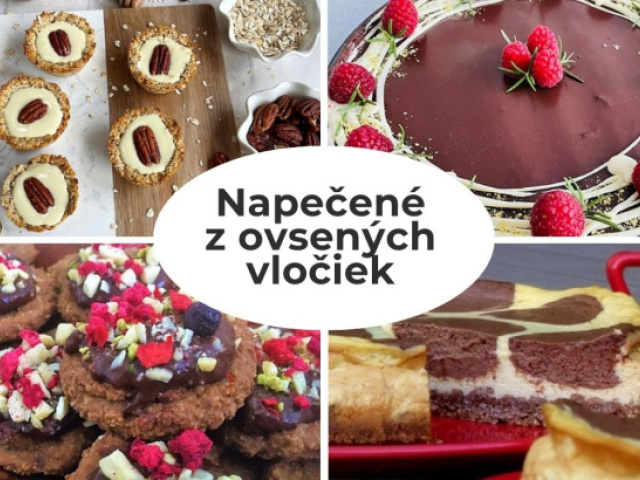 Na raňajky aj ku káve: 11 receptov na sladké dobroty napečené z ovsených vločiek