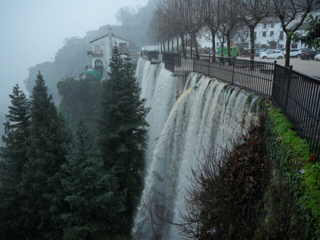 Grazalema, Španielsko, búrka