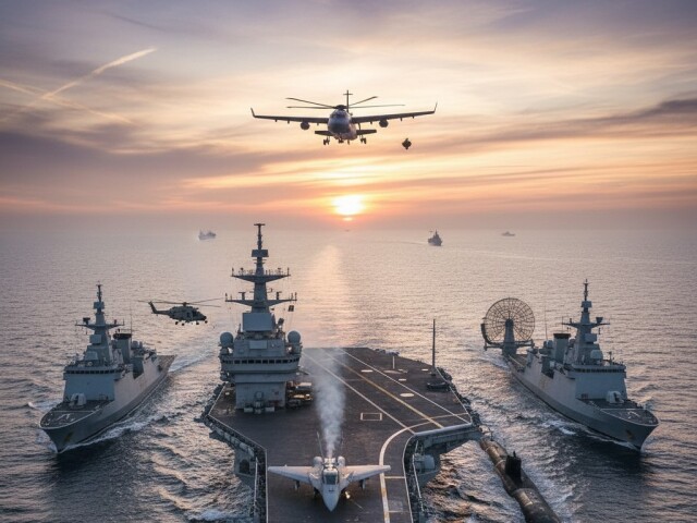 Francúzske vojenské námorníctvo - obrázok vytvorený AI