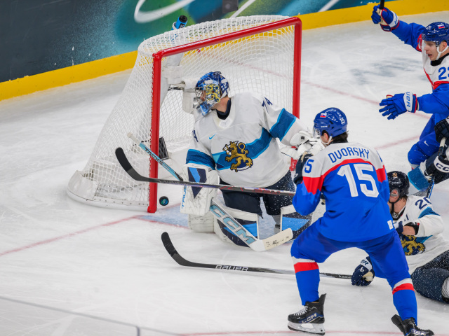 Slovensko, Fínsko, hokej, ZOH 2026, Dalibor Dvorský