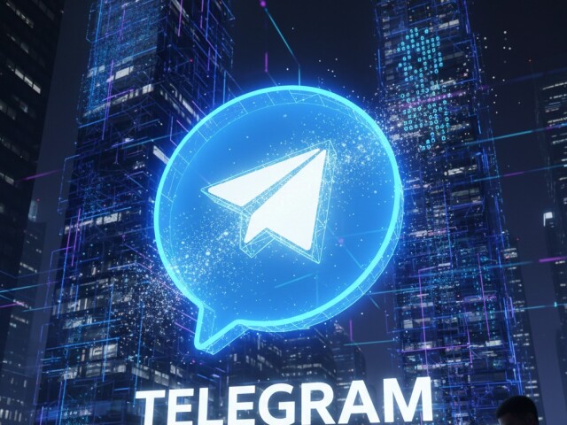 Sociálna sieť Telegram - obrázok vytvorený AI