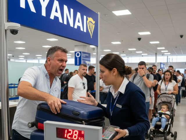 letisko, batožina, cestovanie, ryanair