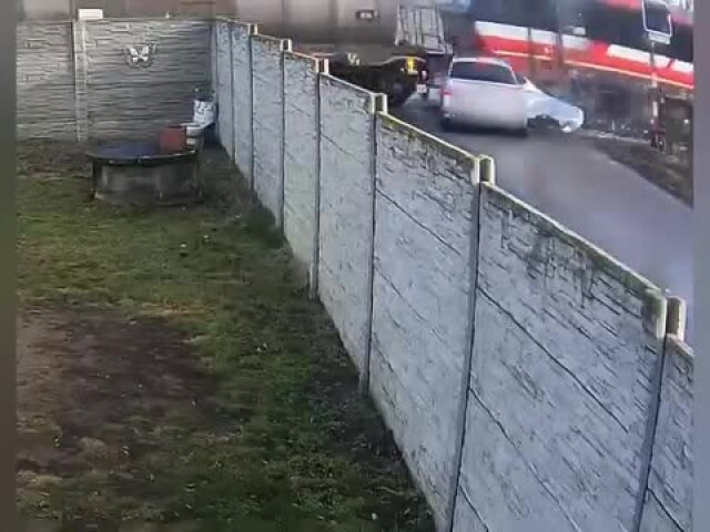 auto vlak nehoda