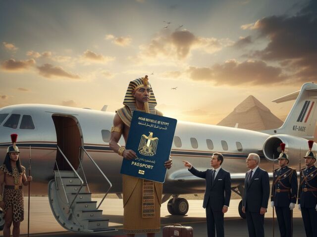 Egypt, faraón, pas, cestovanie, lietadlo