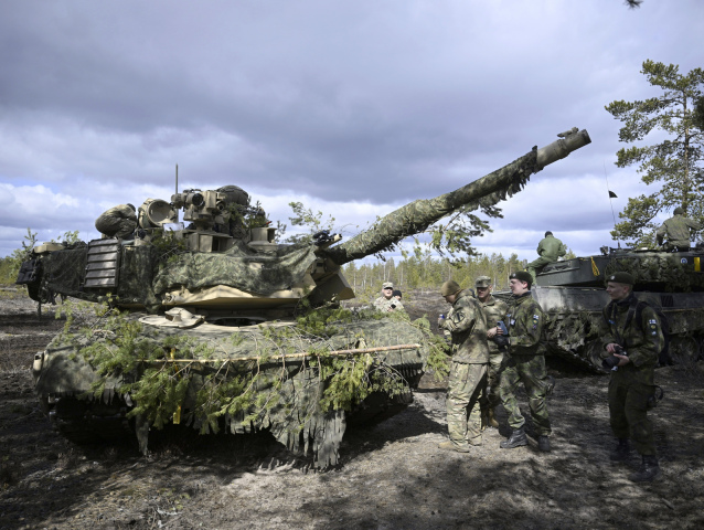 M1 Abrams, Fínski vojaci, NATO, tank, vojenské cvičenie