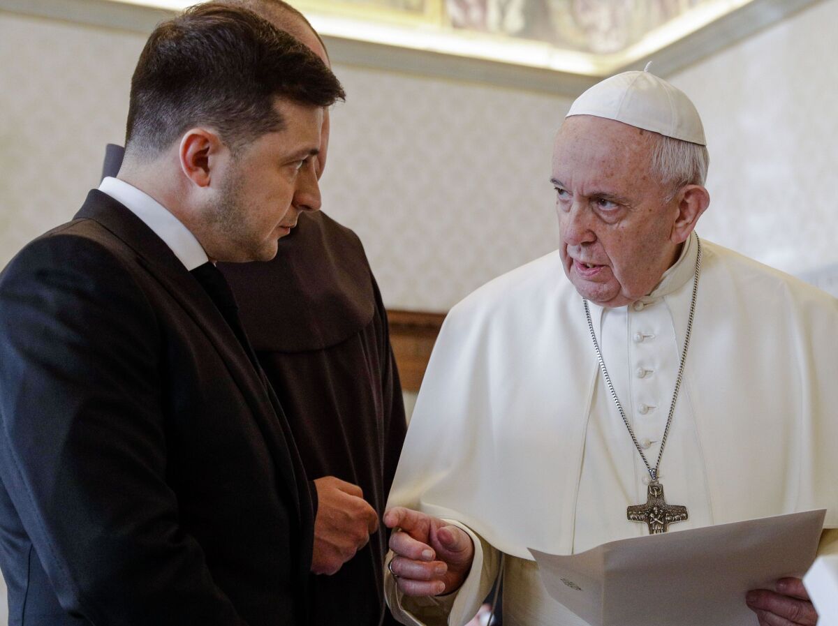 Zelenskyj, pápež
