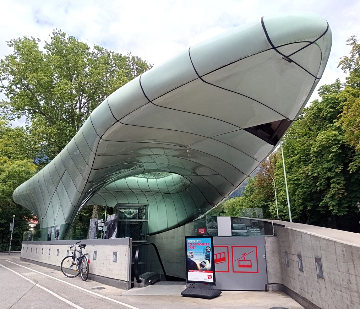 Hungerburgbahn, Innsbruck, Zaha Hadid