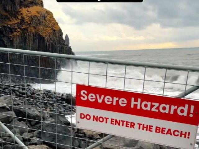 Reynisfjara, pláž, Island