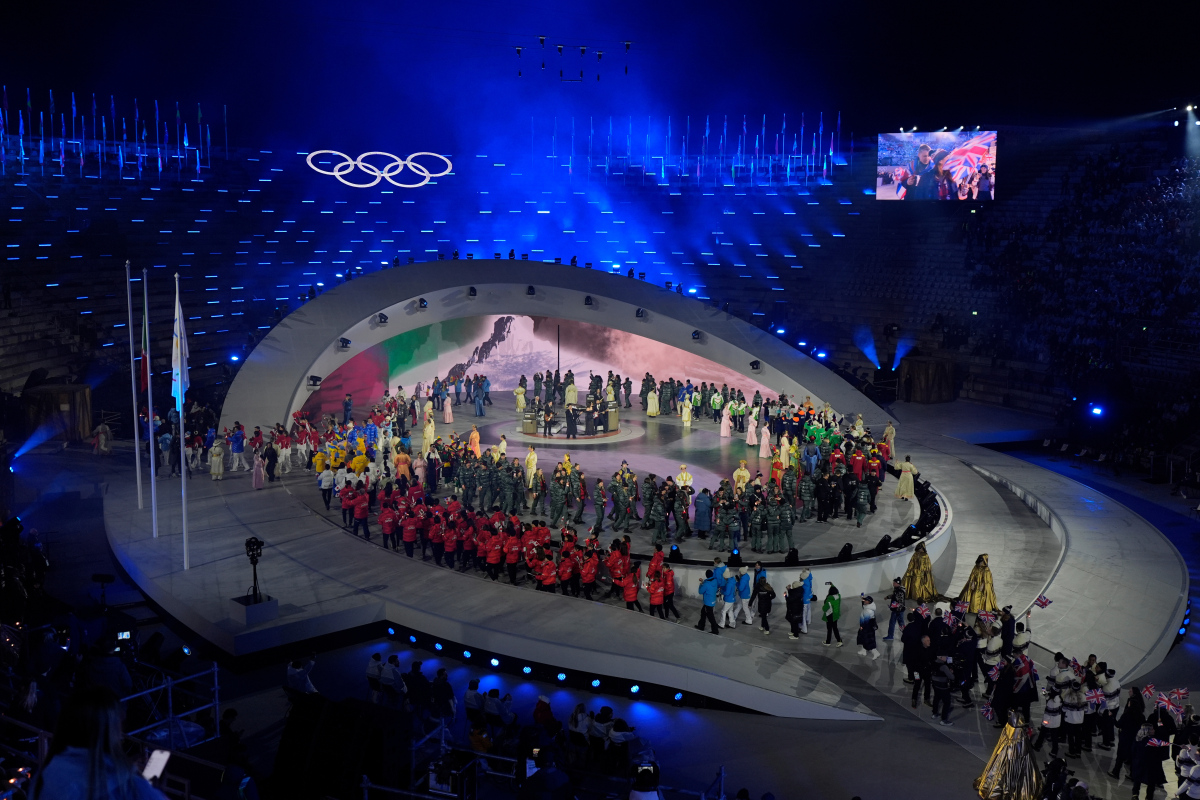 Taliansko ZOH26 záverečný ceremoniál Verona
