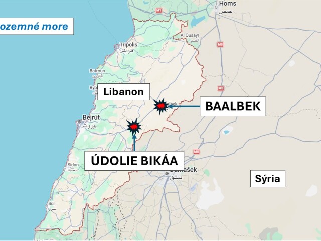 Údolie Bikáa a Baalbek, Libanon