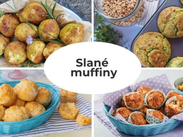 Variabilné chuťovky: S bryndzou, tuniakom, so šunkou či na spôsob pizze. 9 receptov na slané muffiny