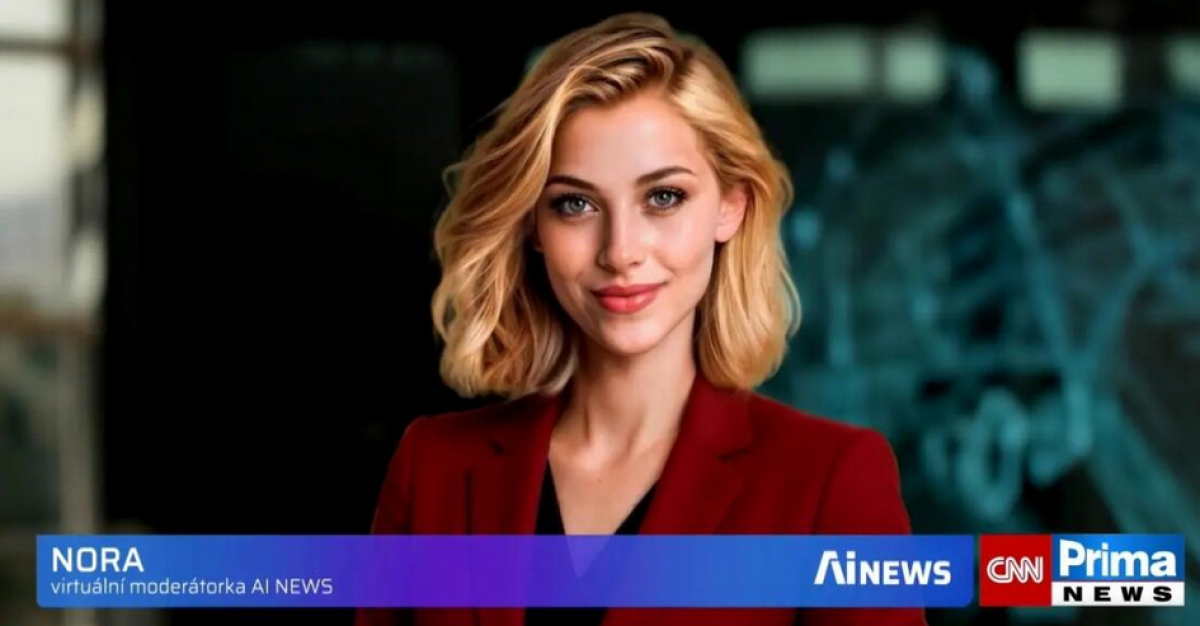 AI moderátorka Nora