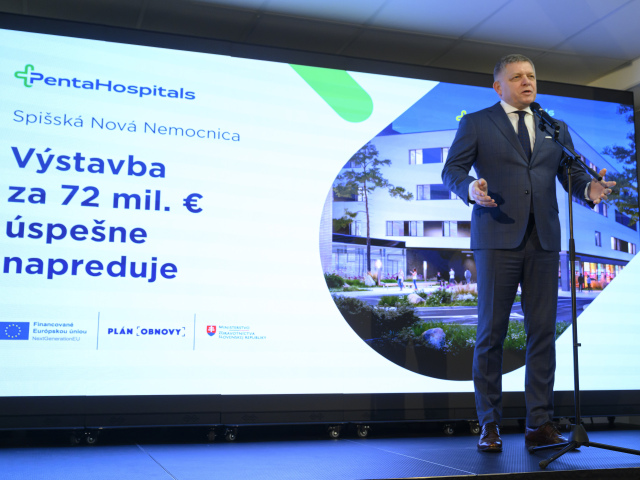 Fico Spišská Nová Ves nemocnica chirurgia pavilón otvorenie KE