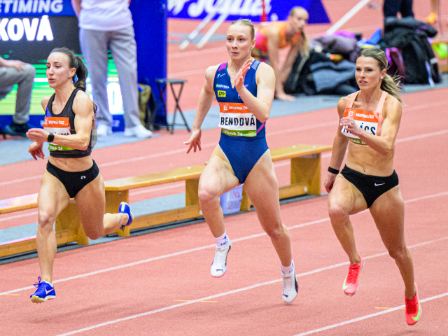 Česko Ostrava SR atletika míting Bendová