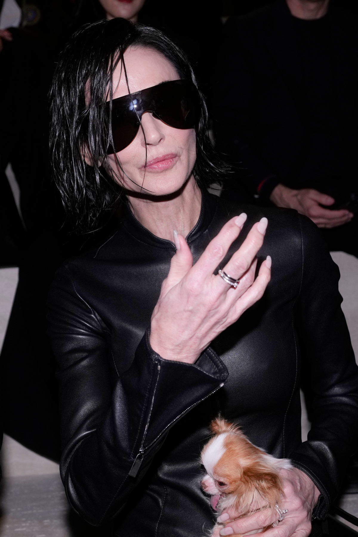 Demi Moore na prehliadke Gucci 