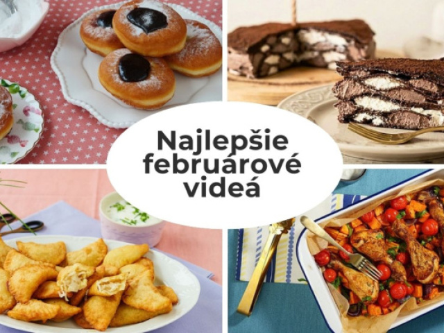 Rebríček TOP 15: Francúzske zemiaky, šišky aj palacinková torta. Navarte a napečte si podľa najlepších februárových videí