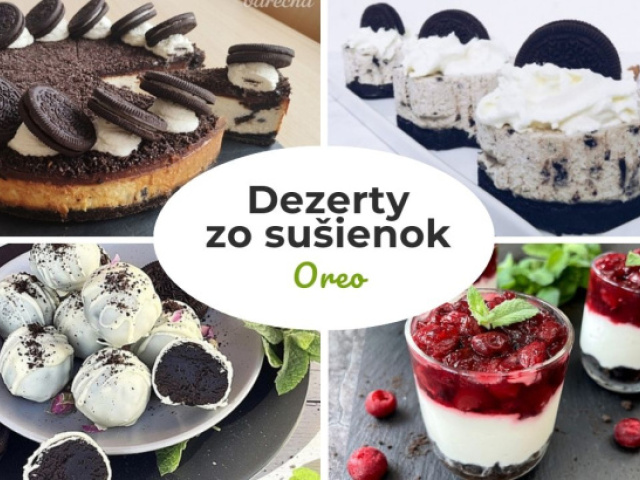 Sladká mánia: 13 dezertov z Oreo sušienok. Od jednoduchých rýchloviek až po reprezentatívne zákusky