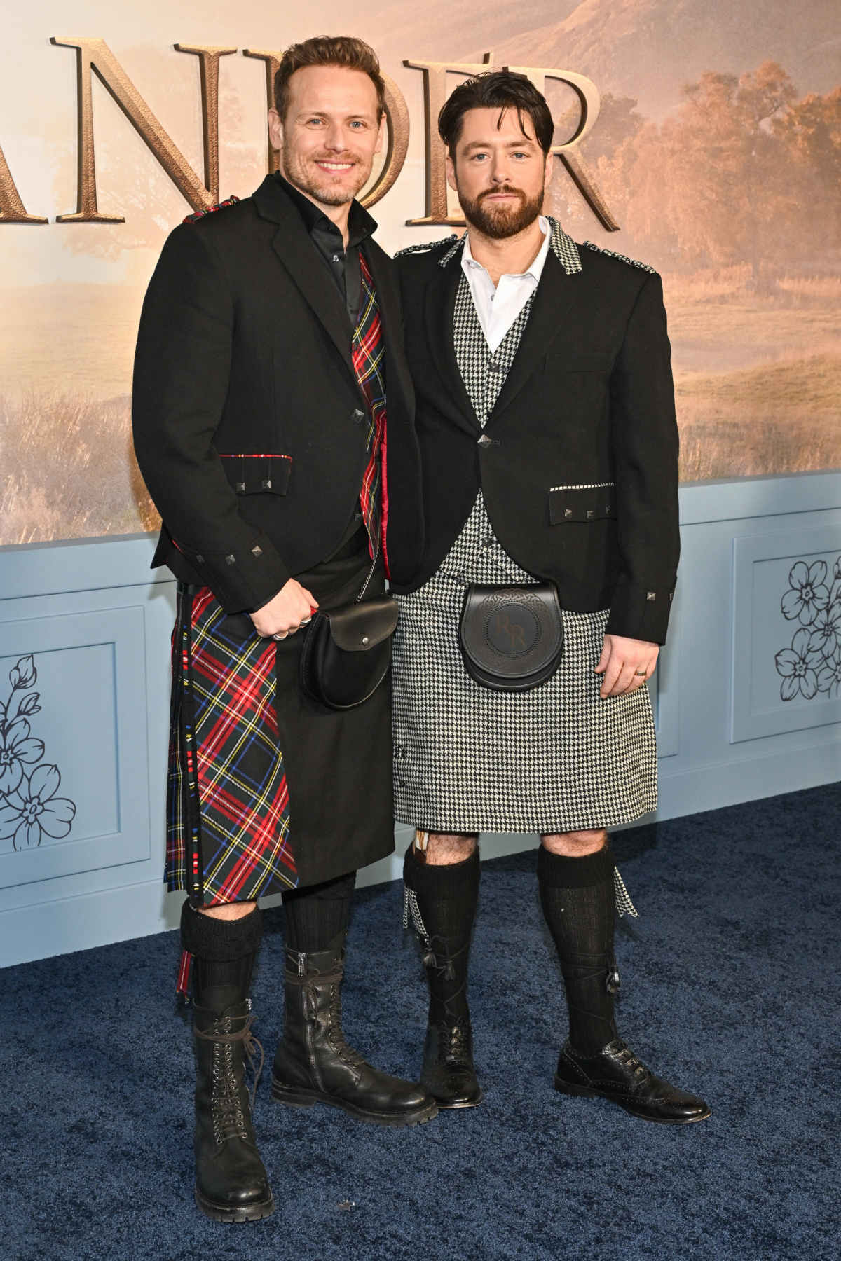 Herci Sam Heughan (vľavo) a Richard Rankin.