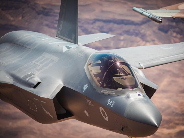 Izraelská stíhačka F-35,